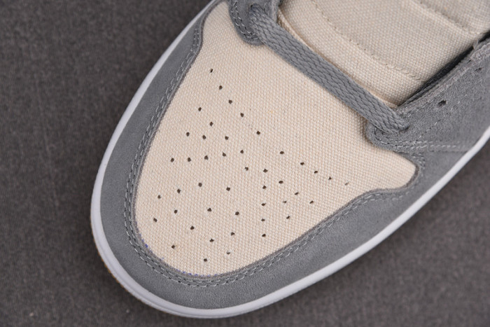 Air Jordan 1 Mid Coconut Milk Particle Grey DN4281-100