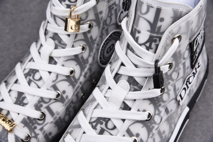 DIO* B23 OBLIQUE HIGH-TOP SNEAKER