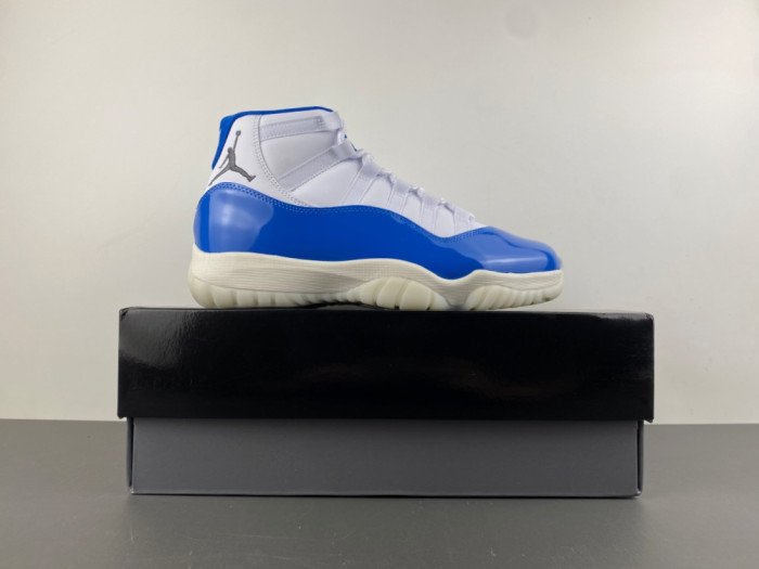 Air Jordan 11 Sail / Sport Royal Colorway IO8959-133