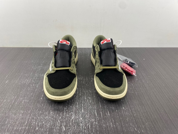 TRAVIS SCOTT AIR JORDAN 1 LOW OG BLACK OLIVE DM7866-002
