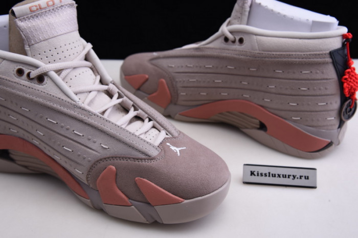 Clot Air Jordan 14 Low Sepia Stone DC9857-200