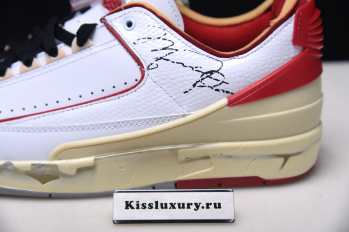 Air Jordan 2 Low White Red DJ4375-106