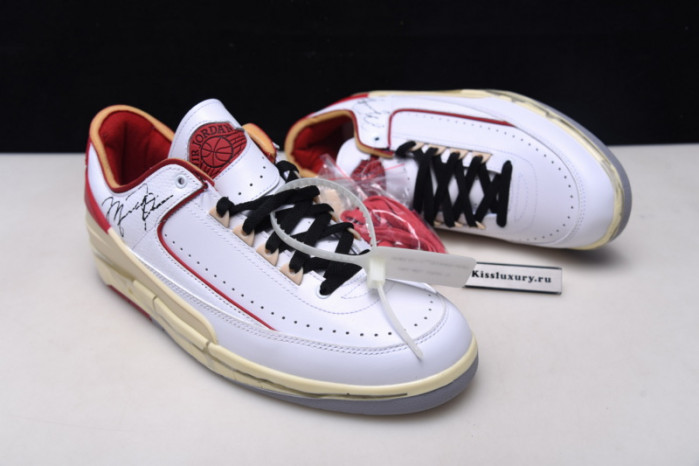 Air Jordan 2 Low White Red DJ4375-106