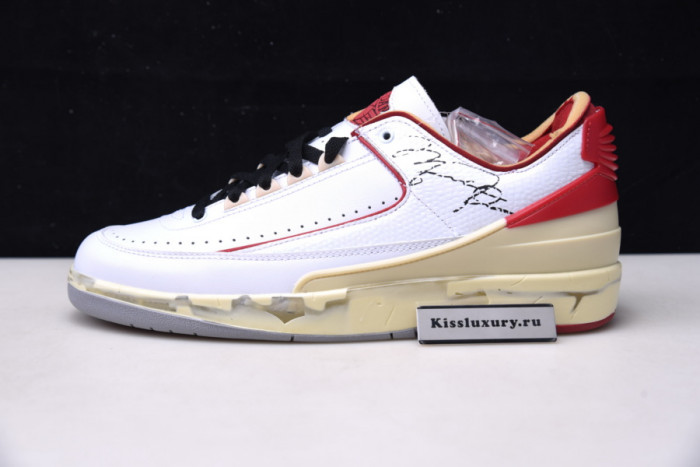 Air Jordan 2 Low White Red DJ4375-106