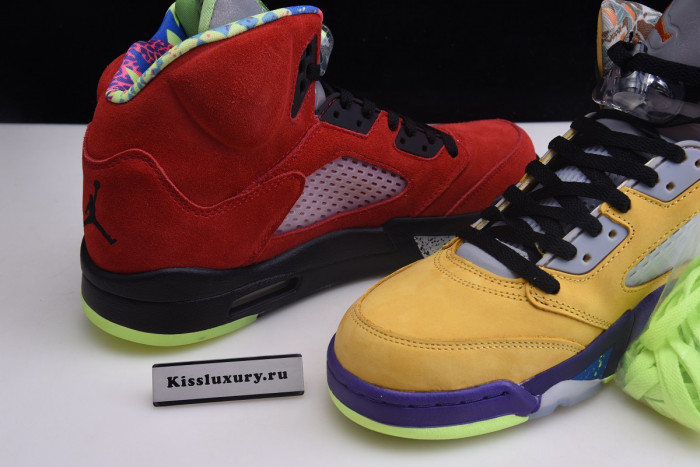 AIR JORDAN 5 SOLAR ORANGE WHAT THE CZ5725-700
