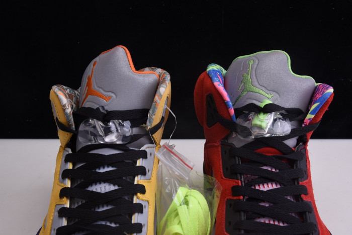 AIR JORDAN 5 SOLAR ORANGE WHAT THE CZ5725-700