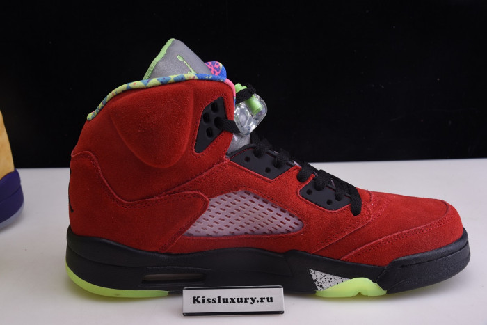 AIR JORDAN 5 SOLAR ORANGE WHAT THE CZ5725-700