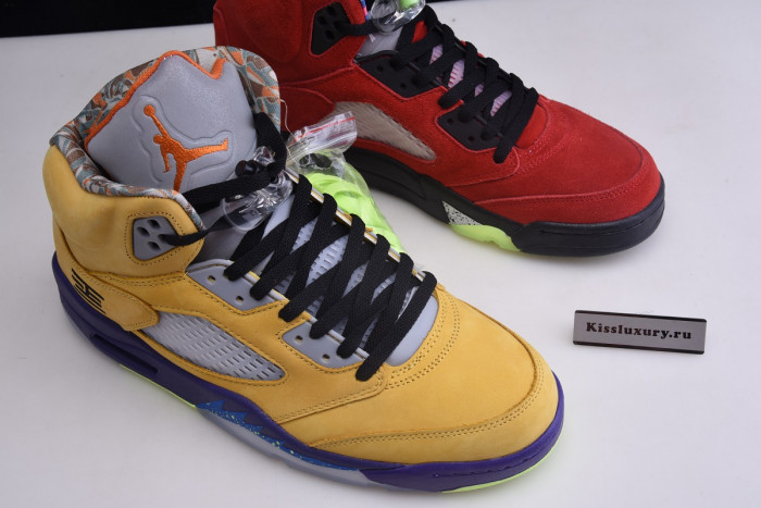 AIR JORDAN 5 SOLAR ORANGE WHAT THE CZ5725-700