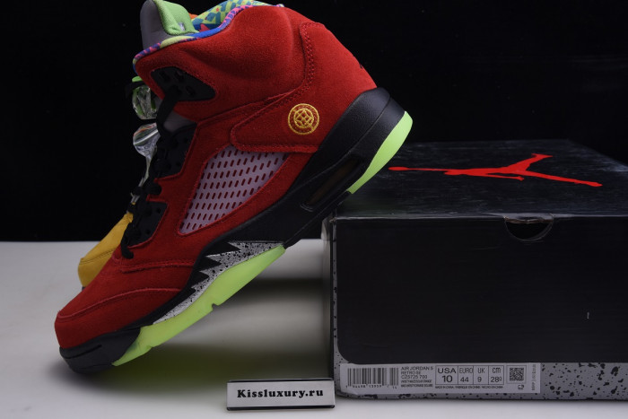 AIR JORDAN 5 SOLAR ORANGE WHAT THE CZ5725-700