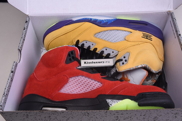 AIR JORDAN 5 SOLAR ORANGE WHAT THE CZ5725-700