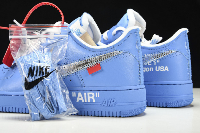 NIKE AIR FORCE 1 LOW OW MCA UNIVERSITY BLUE CI1173-400