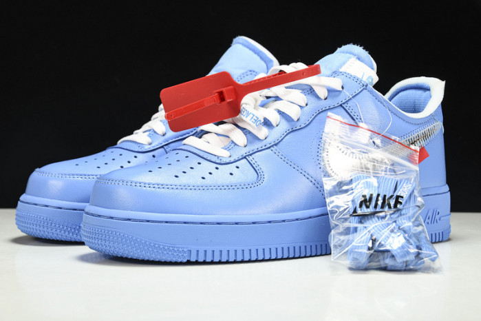 NIKE AIR FORCE 1 LOW OW MCA UNIVERSITY BLUE CI1173-400