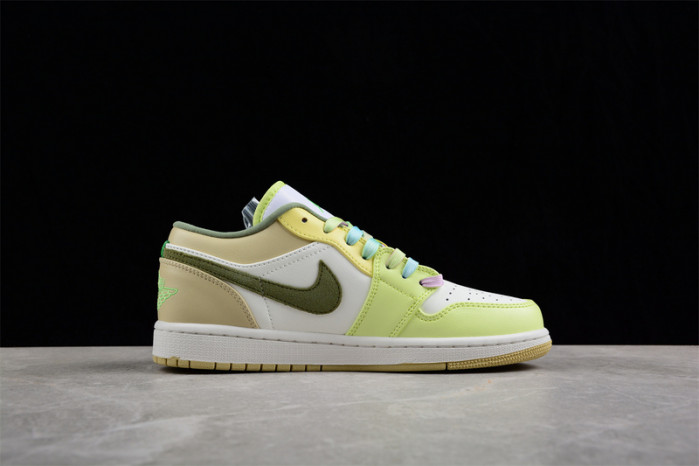 Jordan 1 Low Sail White Oil Green  - FD9906-131