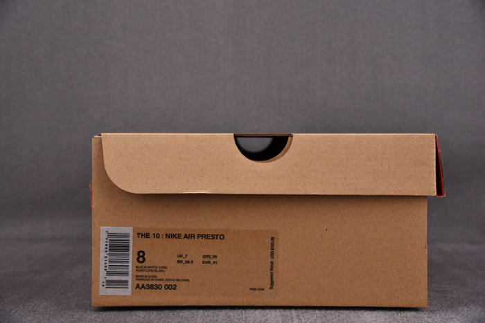 Nike Air Presto Off-White Black AA3830-002