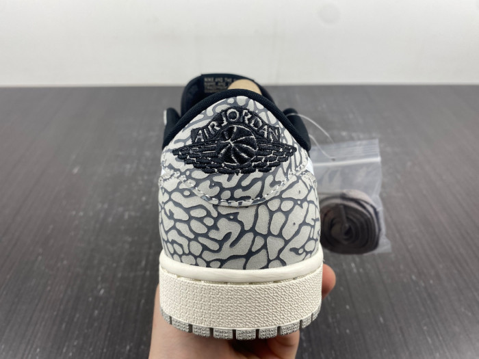 Air Jordan 1 Retro Low OG Black Cement - CZ0790-001