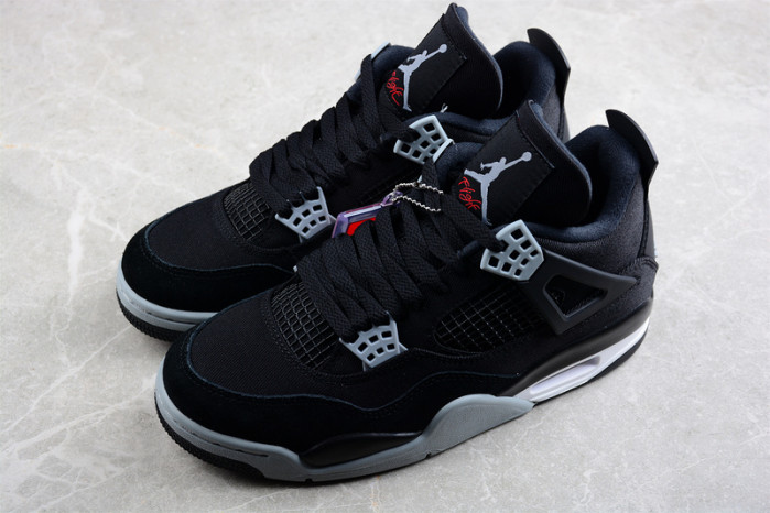 Air Jordan 4 "Black Canvas" DH7138-006