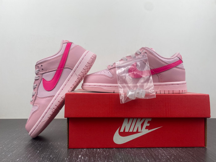 Nike Dunk Low Triple Pink (PS) - DH9756-600