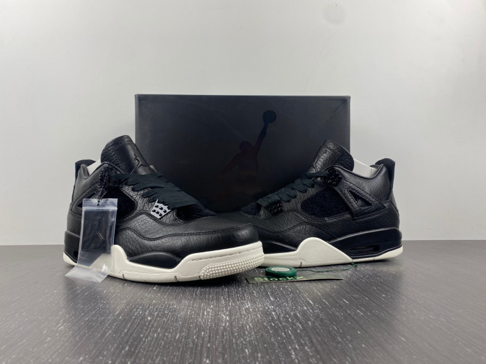 AIR JORDAN 4 RETRO PONY HAIR BLACK 819139-010