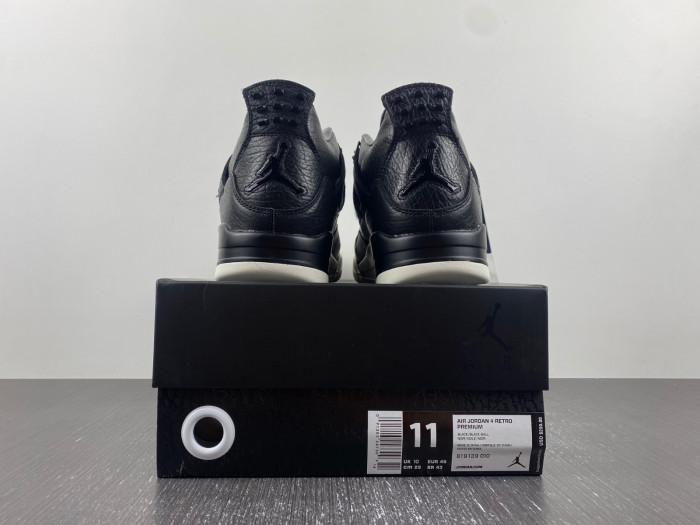 AIR JORDAN 4 RETRO PONY HAIR BLACK 819139-010