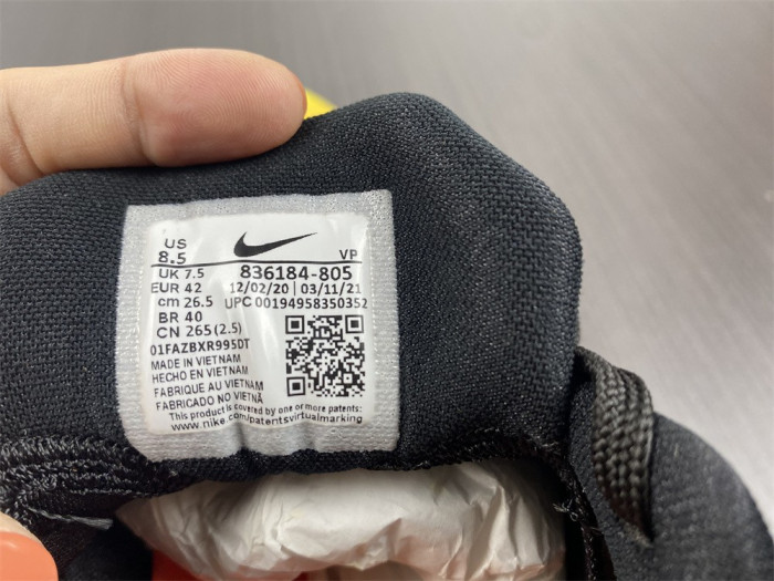 Nike Zoom Kobe 11 EM Sunset Red Black Yellow - AV6339-100