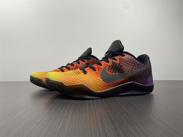 Nike Zoom Kobe 11 EM Sunset Red Black Yellow - AV6339-100