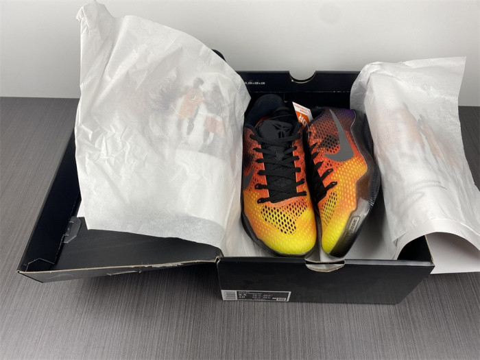 Nike Zoom Kobe 11 EM Sunset Red Black Yellow - AV6339-100