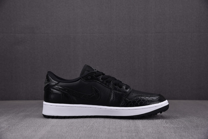 Air Jordan 1 Retro Low Golf Black Croc - DD9315-003