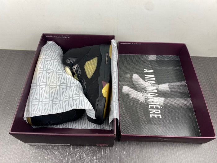 A Ma Maniére x Air Jordan 5 “Black” FD1330-001
