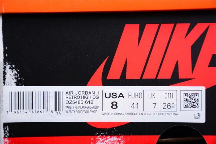 Air Jordan 1 Retro High OG Lost and Found DZ5485-612